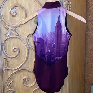 Ainsliewear leotard with front zipper closure